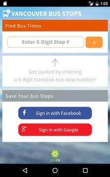 Vancouver Bus Stops screenshot 4