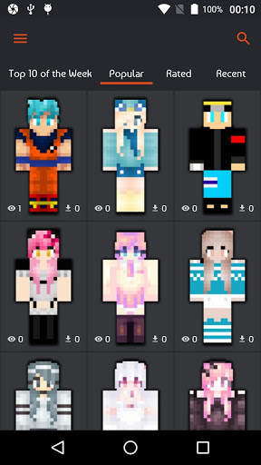 Anime Skins for Minecraft PE screenshot 1