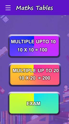 Math table 1 to 100 free math table Small скриншот 2
