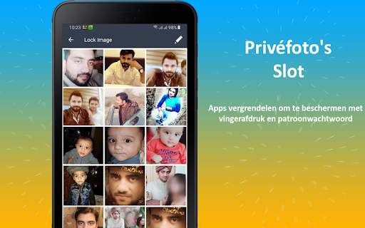 App slot Vingerafdruk Galerij screenshot 6