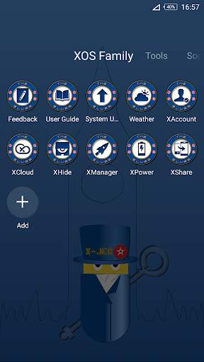 Theme for Infinix - XOS Launcher : Blues Theme screenshot 3