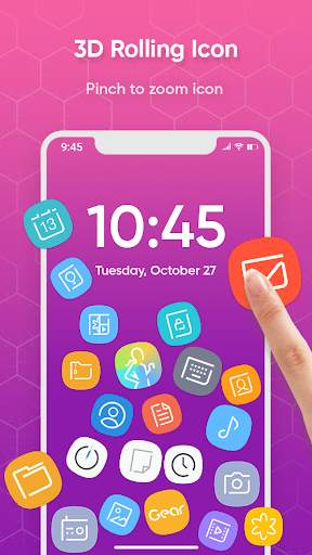 Rolling Icon Launcher 2020 screenshot 3