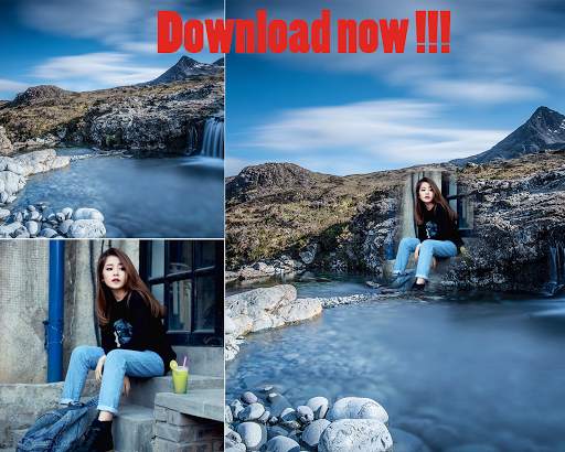 Waterfall Photo Frame 4 تصوير الشاشة