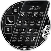 Silver Launcher Theme Free icon