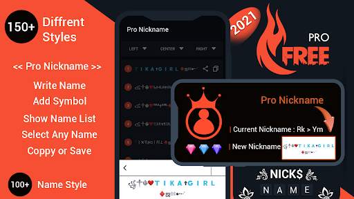 Nickname Generator : Fire Free Name Style Creator screenshot 4