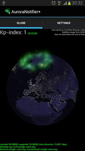 Aurora Notifier  add-on скриншот 1
