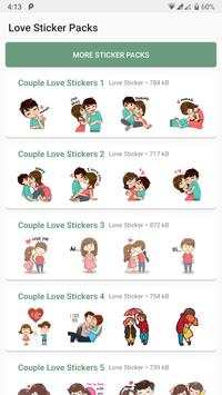 Love Sticker for WhatsApp - WAStickersApps screenshot 1