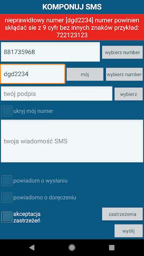 darmowa bramka SMS screenshot 5