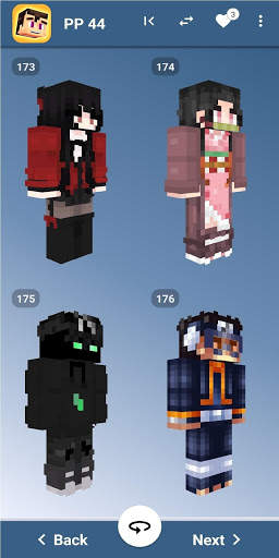 Anime Skins Minecraft 4 تصوير الشاشة