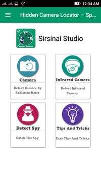 Hidden Camera Locator - Spy Detector 2018 screenshot 2