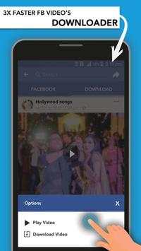 Faster HD Videos Free Downloader for Facebook screenshot 2
