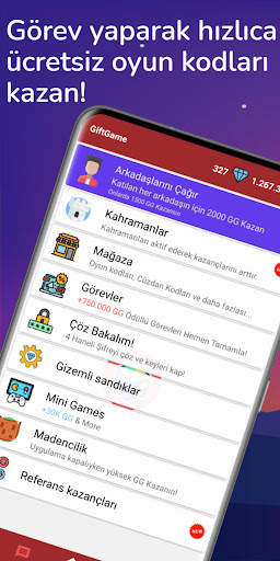 Gift Game - E-Pin & Gift Cards screenshot 1