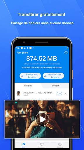 Fast Share - Transfert de fichiers, Wi-Fi gratuit screenshot 1