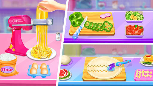 Make Pasta Cooking Girls Games screenshot 1