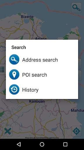 Map of Tunisia offline screenshot 2