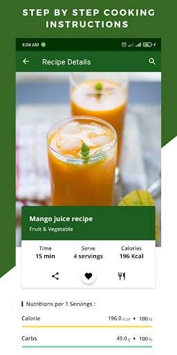 Fruit - Vegetable Juice Recipe screenshot 3