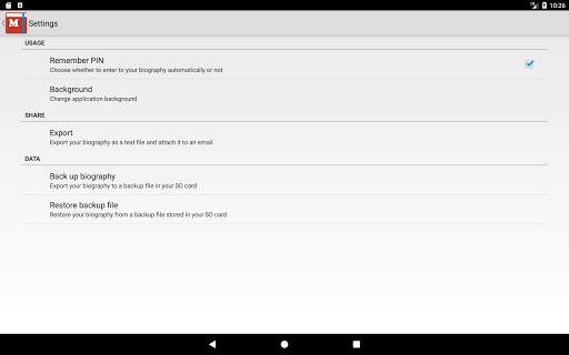 Myography - Your biography screenshot 12