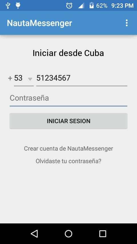 Nauta Messenger  - Cuba Chat screenshot 1