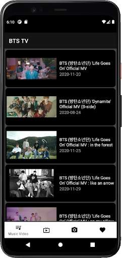 BTS TV screenshot 1