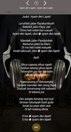 Karaoke Lagu Minang Offline screenshot 2