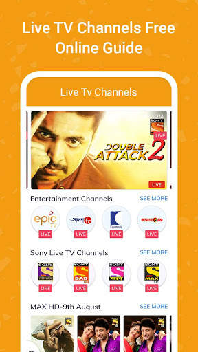 Live TV Channels Free Online Guide screenshot 3