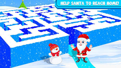 Kids Maze : Educational Puzzle Christmas Fun screenshot 4