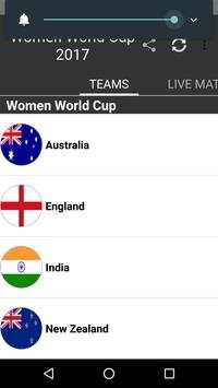 Women World Cup 2017 Cricket screenshot 1