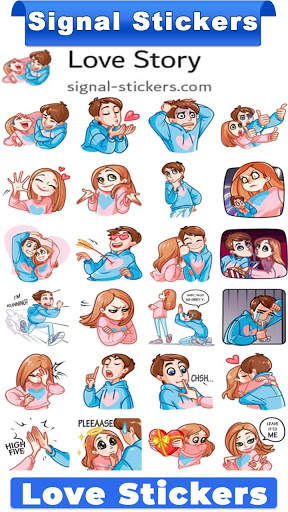 Signal Love Stickers screenshot 7