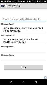 Not While Driving screenshot 1