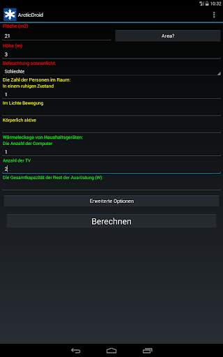 Klimaanlage berechnen BTU screenshot 15