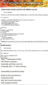 Ethiopia Recipes screenshot 2