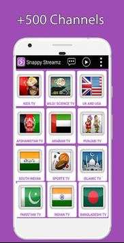 Snappy Streamz Live TV Guia screenshot 2