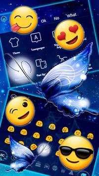 Shining Butterfly Galaxy Keyboard screenshot 3