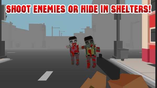 Cube Wars: Zombie Shooter 3D screenshot 2