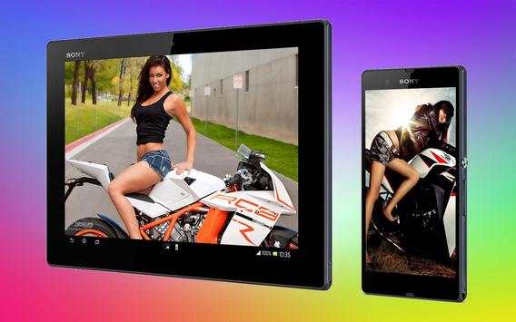 Racing Girl LiveWallpaper स्क्रीनशॉट 12
