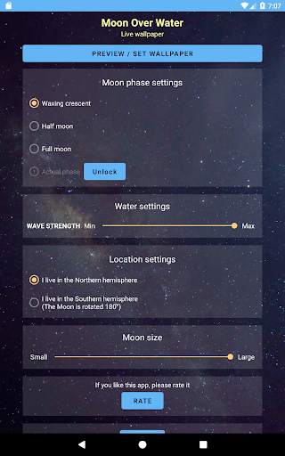 Moon Over Water Live Wallpaper screenshot 15