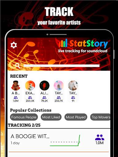 Statstory for Soundcloud - Analytics for Artists screenshot 5