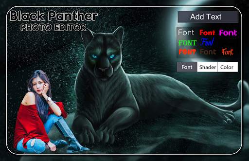 Black Panther Photo Editor screenshot 2