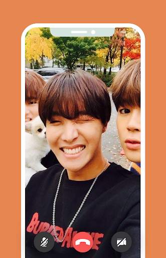 BTS fake messenger - BTS fake video call screenshot 2