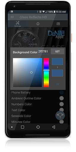Glass Reflecto HD Watch Face screenshot 6
