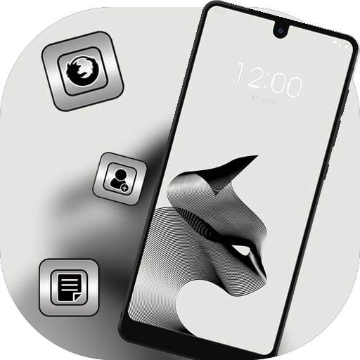 Abstract black line simple theme 2.0.50
