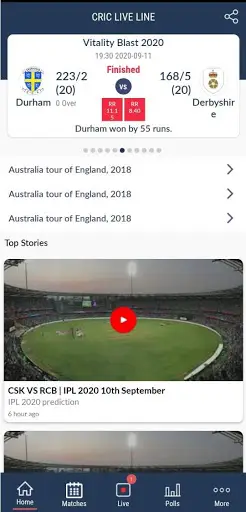 Cric Live Line screenshot 2