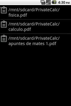 Private Calculator Lite screenshot 4