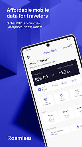 Roamless: Travel Internet screenshot 1