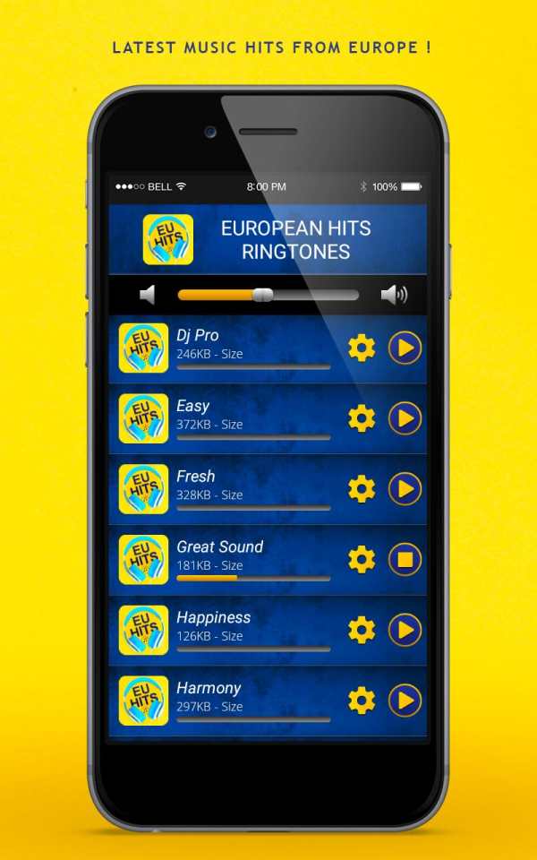 European Hits Ringtones screenshot 2