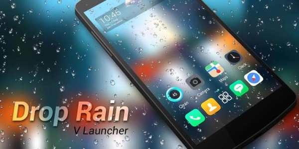 Drop Rain Parallax V Launcher Theme screenshot 5