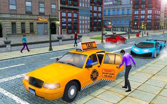 City Taxi Driver Cab Sim 2018 Pick & Drop Game screenshot 4