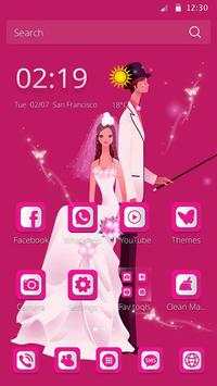 Pink Love Theme CM Launcher screenshot 3