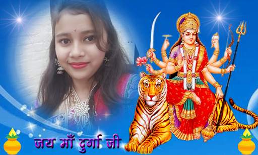 Durga Maa, Navaratri Photo Frames & DP Maker screenshot 1