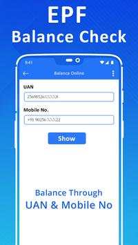 EPF Passbook, EPF Balance, PF Balance and UAN App screenshot 2